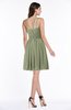 ColsBM Brynn Moss Green Simple A-line Jewel Half Backless Beaded Bridesmaid Dresses