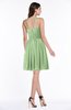 ColsBM Brynn Sage Green Simple A-line Jewel Half Backless Beaded Bridesmaid Dresses