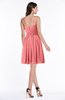 ColsBM Brynn Shell Pink Simple A-line Jewel Half Backless Beaded Bridesmaid Dresses