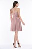 ColsBM Brynn Silver Pink Simple A-line Jewel Half Backless Beaded Bridesmaid Dresses