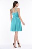 ColsBM Brynn Turquoise Simple A-line Jewel Half Backless Beaded Bridesmaid Dresses