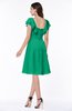 ColsBM Emely Pepper Green Simple A-line Portrait Knee Length Ribbon Plus Size Bridesmaid Dresses