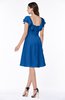 ColsBM Emely Royal Blue Simple A-line Portrait Knee Length Ribbon Plus Size Bridesmaid Dresses