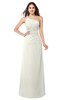 ColsBM Kamila Ivory Traditional Asymmetric Neckline Sleeveless Half Backless Chiffon Floor Length Plus Size Bridesmaid Dresses