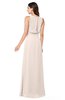 ColsBM Willow Cream Pink Classic A-line Jewel Sleeveless Zipper Draped Plus Size Bridesmaid Dresses