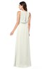 ColsBM Willow Ivory Classic A-line Jewel Sleeveless Zipper Draped Plus Size Bridesmaid Dresses