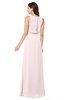 ColsBM Willow Light Pink Classic A-line Jewel Sleeveless Zipper Draped Plus Size Bridesmaid Dresses