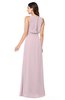 ColsBM Willow Pale Lilac Classic A-line Jewel Sleeveless Zipper Draped Plus Size Bridesmaid Dresses