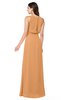 ColsBM Willow Pheasant Classic A-line Jewel Sleeveless Zipper Draped Plus Size Bridesmaid Dresses