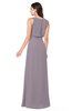 ColsBM Willow Sea Fog Classic A-line Jewel Sleeveless Zipper Draped Plus Size Bridesmaid Dresses