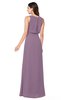 ColsBM Willow Valerian Classic A-line Jewel Sleeveless Zipper Draped Plus Size Bridesmaid Dresses