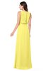 ColsBM Willow Yellow Iris Classic A-line Jewel Sleeveless Zipper Draped Plus Size Bridesmaid Dresses