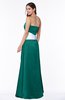 ColsBM Amalia Alpine Green Modern A-line Strapless Zipper Floor Length Sash Plus Size Bridesmaid Dresses