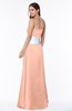 ColsBM Amalia Fresh Salmon Modern A-line Strapless Zipper Floor Length Sash Plus Size Bridesmaid Dresses