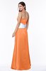 ColsBM Amalia Mango Modern A-line Strapless Zipper Floor Length Sash Plus Size Bridesmaid Dresses