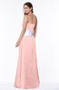 ColsBM Amalia Pastel Pink Modern A-line Strapless Zipper Floor Length Sash Plus Size Bridesmaid Dresses