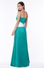 ColsBM Amalia Viridian Green Modern A-line Strapless Zipper Floor Length Sash Plus Size Bridesmaid Dresses