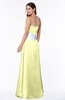 ColsBM Amalia Wax Yellow Modern A-line Strapless Zipper Floor Length Sash Plus Size Bridesmaid Dresses