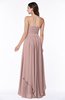 ColsBM Kerry Blush Pink Modern Sleeveless Zip up Floor Length Ruching Plus Size Bridesmaid Dresses