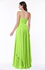 ColsBM Kerry Bright Green Modern Sleeveless Zip up Floor Length Ruching Plus Size Bridesmaid Dresses