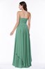 ColsBM Kerry Bristol Blue Modern Sleeveless Zip up Floor Length Ruching Plus Size Bridesmaid Dresses