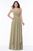 ColsBM Kerry Candied Ginger Modern Sleeveless Zip up Floor Length Ruching Plus Size Bridesmaid Dresses