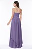 ColsBM Kerry Chalk Violet Modern Sleeveless Zip up Floor Length Ruching Plus Size Bridesmaid Dresses