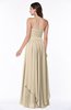 ColsBM Kerry Champagne Modern Sleeveless Zip up Floor Length Ruching Plus Size Bridesmaid Dresses