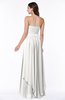 ColsBM Kerry Cloud White Modern Sleeveless Zip up Floor Length Ruching Plus Size Bridesmaid Dresses