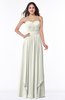 ColsBM Kerry Cream Modern Sleeveless Zip up Floor Length Ruching Plus Size Bridesmaid Dresses