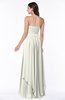 ColsBM Kerry Cream Modern Sleeveless Zip up Floor Length Ruching Plus Size Bridesmaid Dresses