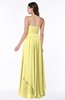 ColsBM Kerry Daffodil Modern Sleeveless Zip up Floor Length Ruching Plus Size Bridesmaid Dresses