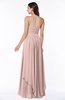 ColsBM Kerry Dusty Rose Modern Sleeveless Zip up Floor Length Ruching Plus Size Bridesmaid Dresses