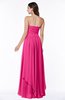 ColsBM Kerry Fandango Pink Modern Sleeveless Zip up Floor Length Ruching Plus Size Bridesmaid Dresses
