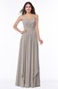 ColsBM Kerry Fawn Modern Sleeveless Zip up Floor Length Ruching Plus Size Bridesmaid Dresses