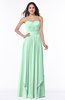 ColsBM Kerry Honeydew Modern Sleeveless Zip up Floor Length Ruching Plus Size Bridesmaid Dresses