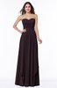 ColsBM Kerry Italian Plum Modern Sleeveless Zip up Floor Length Ruching Plus Size Bridesmaid Dresses