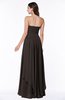 ColsBM Kerry Java Modern Sleeveless Zip up Floor Length Ruching Plus Size Bridesmaid Dresses