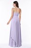 ColsBM Kerry Light Purple Modern Sleeveless Zip up Floor Length Ruching Plus Size Bridesmaid Dresses