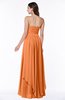 ColsBM Kerry Mango Modern Sleeveless Zip up Floor Length Ruching Plus Size Bridesmaid Dresses