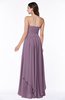 ColsBM Kerry Mauve Modern Sleeveless Zip up Floor Length Ruching Plus Size Bridesmaid Dresses