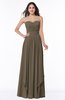 ColsBM Kerry Otter Modern Sleeveless Zip up Floor Length Ruching Plus Size Bridesmaid Dresses