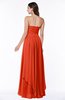 ColsBM Kerry Persimmon Modern Sleeveless Zip up Floor Length Ruching Plus Size Bridesmaid Dresses