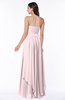 ColsBM Kerry Petal Pink Modern Sleeveless Zip up Floor Length Ruching Plus Size Bridesmaid Dresses