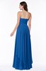 ColsBM Kerry Royal Blue Modern Sleeveless Zip up Floor Length Ruching Plus Size Bridesmaid Dresses