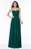 ColsBM Kerry Shaded Spruce Modern Sleeveless Zip up Floor Length Ruching Plus Size Bridesmaid Dresses