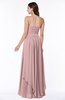 ColsBM Kerry Silver Pink Modern Sleeveless Zip up Floor Length Ruching Plus Size Bridesmaid Dresses