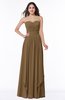 ColsBM Kerry Truffle Modern Sleeveless Zip up Floor Length Ruching Plus Size Bridesmaid Dresses