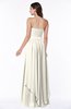 ColsBM Kerry Whisper White Modern Sleeveless Zip up Floor Length Ruching Plus Size Bridesmaid Dresses