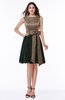 ColsBM Connie Brown Modern Bateau Sleeveless Knee Length Lace Bridesmaid Dresses